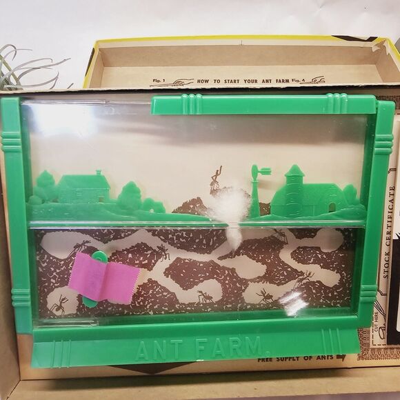 Vintage Ant Farm 1959 Fascinating Never Used EIC Grossman (no) Live Ants! Older - Picture 2 of 15